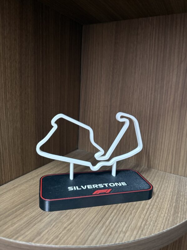3D Printed Silverstone Circuit Desk Decor